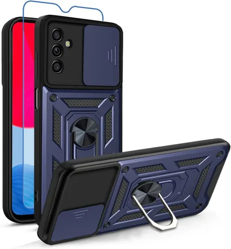 Vista 10 de Para Samsung Galaxy A13 5G Caso: Caja Del Teléfono Con Protector De Pantalla Para Samsung Galaxy A13 5G - Negro