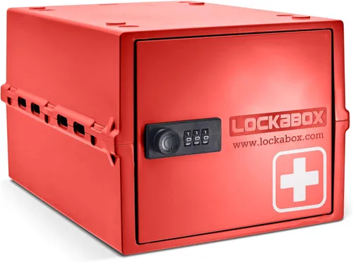 Vista 13 de Lockabox One™ Caja de Seguridad Premium Caja de Seguridad con Cerradura de Combinación Mediana para Alimentos, Medicamentos y Seguridad
