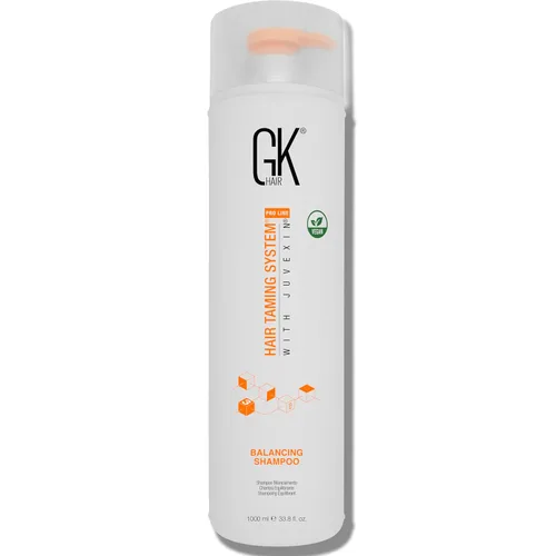 Vista 13 de GK HAIR Champú Equilibrante Limpia y Elimina la Acumulación con Tratamiento de Queratina para Control del Graso, Escamas, Cuero Cabelludo Seco