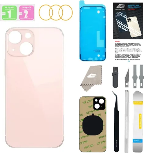 Vista 34 de Reemplazo de cristal trasero para iPhone 15Pro Max con herramientas Repir Big Hole OEM Rear Cover Glass Pre-Installed Internal Parts Easier