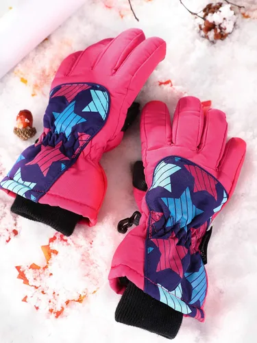 Vista 7 de Guantes de esquí unisex para invierno y nieve, impermeables, cálidos, para clima frío