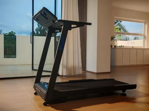 Vista 9 de WELLFIT - Cinta de correr inclinada automática, 15% de inclinación resistente, para el hogar 4.5HP, 10 MPH, 500 lbs Capacity, 20'' x 55'' Running