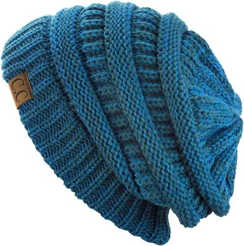Vista 52 de C.C Trendy Warm Chunky Soft Stretch Cable Knit Beanie