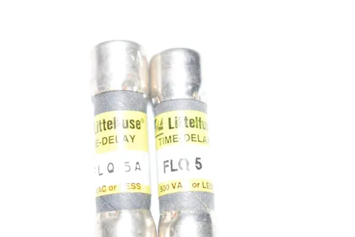 Vista 2 de LITTELFUSE FLQ-5 LITTLEFUSE, FLQ5, fusible, 5AMP, 500V, TIEMPO DELAY Midget