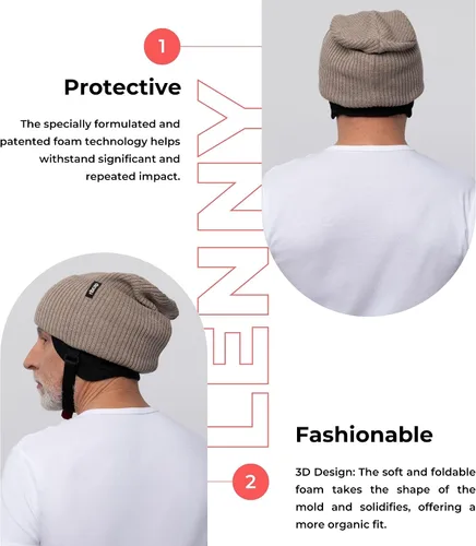 Vista 2 de Ribcap Lenny Medical Grade Protective Helmet Soft Helmet for Epilepsy Protective Helmet for Seizures