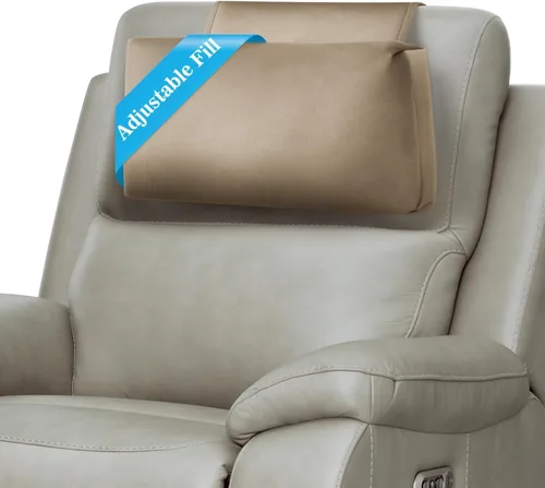 Vista 12 de Almohada para Reposacabezas de Sillón Reclinable, Almohada de Soporte Ajustable y Cómoda para Cuello y Cabeza, Reposacabezas de Terciopelo Suave