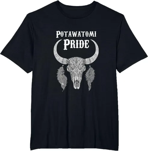 Vista 41 de Potawatomi Pride Tribe Native American Indian Buffalo Camiseta