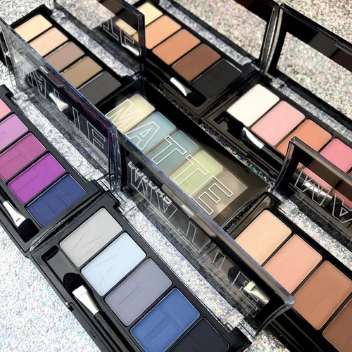 Vista 4 de Paleta de 5 sombras para ojos mate La Color, (Natural linen)