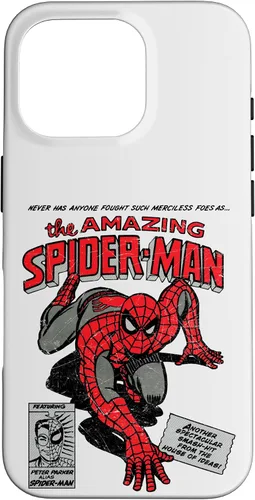 Vista 20 de Marvel Funda Retro de Cómic de Spider-Man para iPhone 17