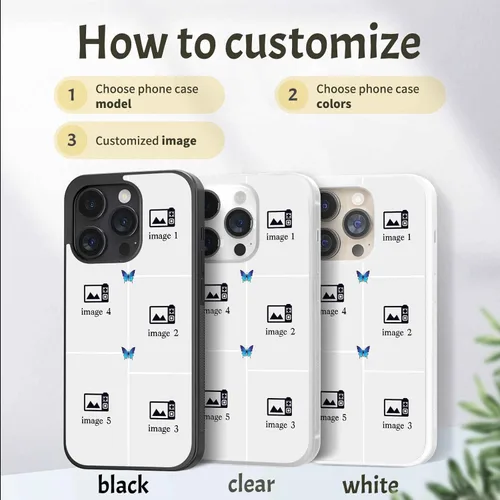 Vista 2 de Fundas de teléfono personalizadas para iPhone 11, 12, 13, 14 Pro Max Plus Mini, para Samsung Galaxy S21 S22 Ultra Plus, regalos de moda para 5