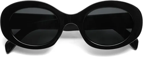 Vista 3 de Allarallvr Gafas de sol retro ovaladas de moda para mujeres y hombres gafas de sol de moda AR82158