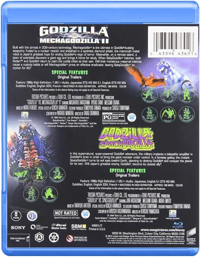Vista 2 de Godzilla Vs. Mechagodzilla II Godzilla Vs. Spacegodzilla - Set Blu-ray