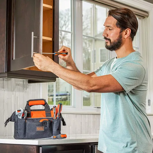 Vista 5 de BLACK+DECKER Bolsa de herramientas, 12 pulgadas (BDST500001APB)
