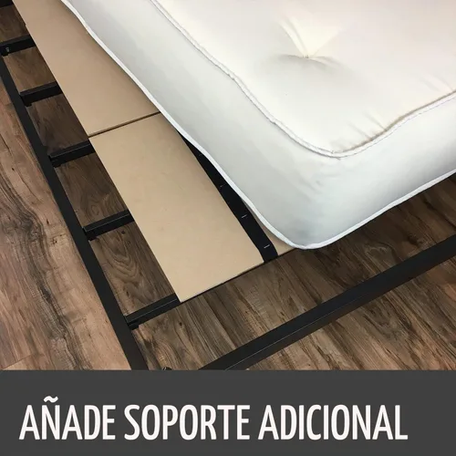 Vista 5 de Tabla plegable para cama, base tapizada, tamaño twin, color café – por DMI