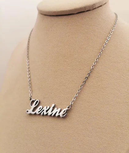 Vista 2 de Collar de acero inoxidable personalizable