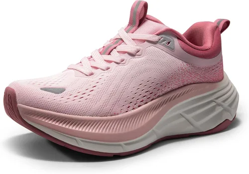 Vista 11 de NORTIV 8 Zapatos para caminar para mujer, tenis para correr Beige/Caqui