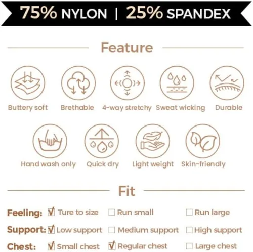Vista 6 de Aoxjox Sujetadores deportivos de entrenamiento para mujer, sin espalda, con relleno Amor, brasier de bajo impacto, camiseta sin mangas para yoga
