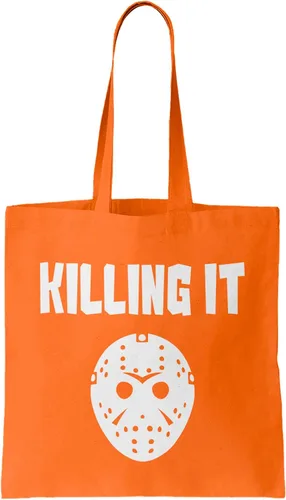 Vista 11 de Camp Crystal Lake Scenery - Bolsa reutilizable para comestibles con máscara Jason (negro)