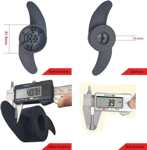 Vista 4 de Accesorios de motor fueraborda Eléctrico Hélice de dos palas 32LBS, 36LBS, 40LBS, 46LBS Motor de arrastre