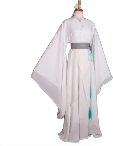 Vista 2 de Xie Lian disfraz de cosplay antiguo chino Hanfu bata Tian guan ci fu disfraces de cosplay para hombres y mujeres en Halloween