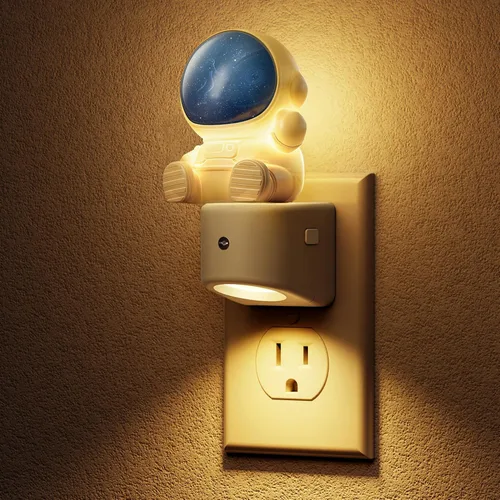 Vista 9 de L LOHAS LED - Luz nocturna enchufable para niños, luces nocturnas 3D de cachorros lindas con sensor de atardecer a amanecer, 1600K/2700K/5000K 3CCT