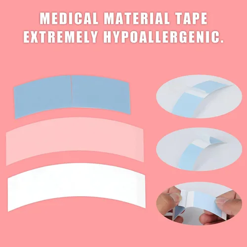 Vista 2 de 36 cintas de peluca para pelucas de encaje, cinta frontal invisible impermeable de doble cara para fijar pelucas