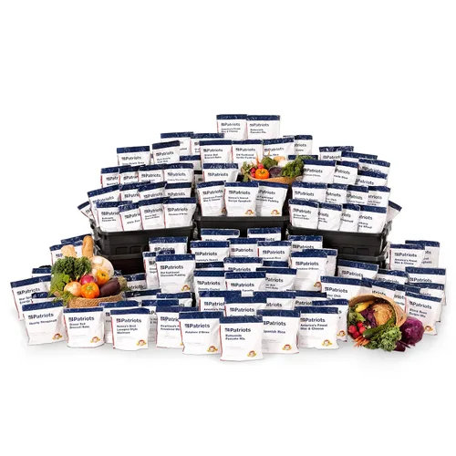 Vista 10 de 4Patriots suministro de alimentos para emergencias, kit de supervivencia para 72 horas, vida útil de 25 años, 16 porciones