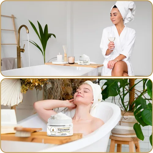 Vista 5 de Bold Beautiful Cosmetics - Sal de baño del mar muerto y remojo de pies por Bold Beautiful Cosmetics Natural Skin Rejuvenecimiento de la piel