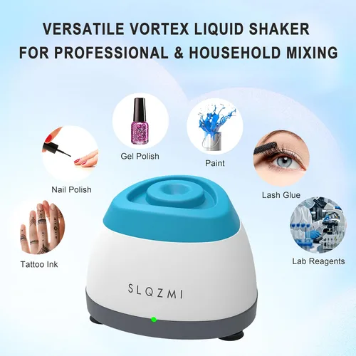 Vista 4 de Mezclador Mini Vortex, Agitador de Esmalte de Uñas, Agitador de Pintura y Mezclador de Pintura para Esmalte en Gel, Pinturas Acrílicas, Adhesivos