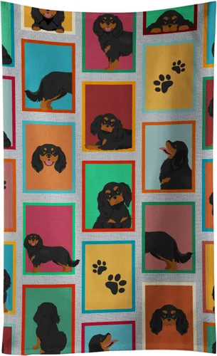 Vista 70 de Caroline's Treasures MLM1160KTWL - Lots of Red Siberian Husky - Toalla de cocina para invitados, toalla de baño decorativa para cara, té, paño