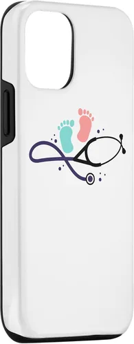 Vista 3 de iPhone 15 Enfermera pediátrica - Disfraz de Doctor White Coat para enfermeras bebé caso