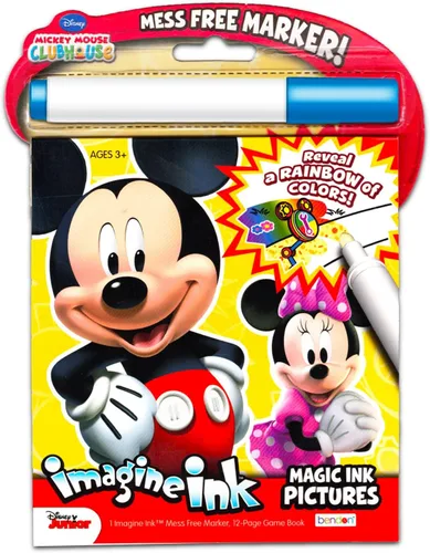 Vista 2 de Conjunto de libro para colorear y adhesivos de la Casa de Mickey Mouse de Disney