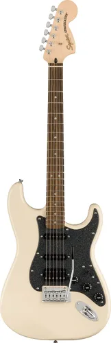 Vista 12 de Guitarra eléctrica Squier Affinity Series Stratocaster FMT, color Black Burst, diapasón de maple Pastillas Hss, cuerpo de álamo con parte superior