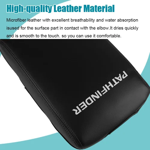Vista 4 de LEXLEY, Funda protectora de piel impermeable con logotipo de Pathfinder, funda protectora de cuero antiarañazos para Nissan 2022 2023 2024 2025 2026
