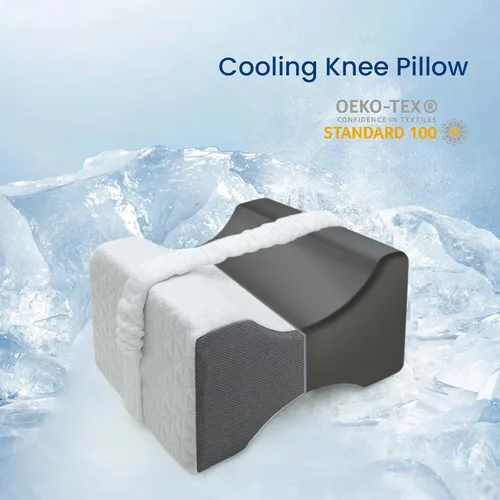 Vista 6 de Kehangte Almohada de rodilla para personas que duermen de lado, almohadas de piernas para personas que duermen de lado, espuma viscoelástica