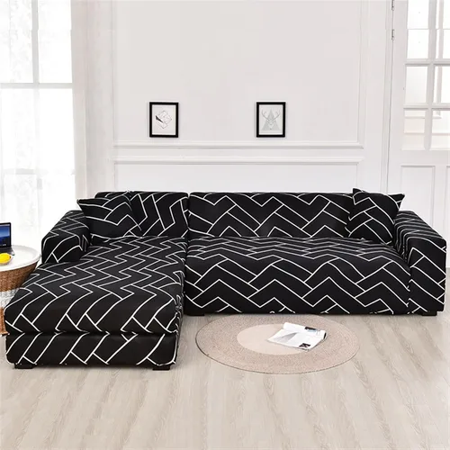 Vista 17 de MIPOPS Fundas de sofá 100% impermeables para sofás modulares en forma de L de 1, 2, 3, 4 plazas, funda elástica para sala de estar, protector de H