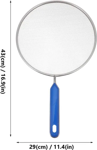 Vista 2 de 3pcs Stainless Steel Splatter Screen for Saucepan Cooking