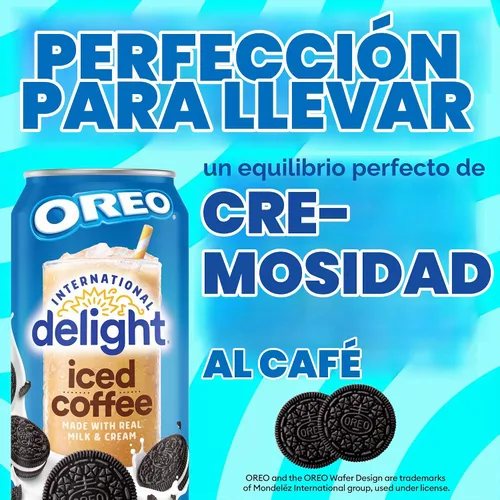 Vista 8 de International Delight Café helado, galletas Oreo, 15 onzas líquidas, paquete de 12