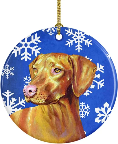 Vista 216 de Caroline's Treasures Cavalier Spaniel - Adorno de cerámica para colgar en el árbol de Navidad, para el hogar, Navidad, fiestas, regalo, 3 pulgadas