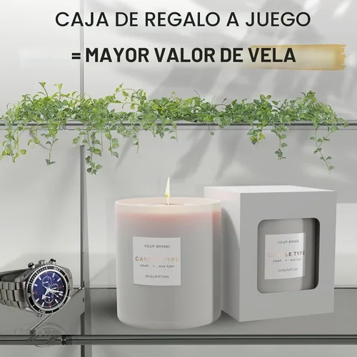 Vista 4 de Tarros de vela TRUE de 7 onzas – Tarros de velas vacíos para hacer velas – Tarro de vela a granel – Tapas de tarros de vidrio – Vasos de vela