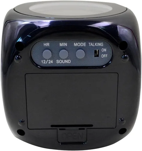 Vista 5 de Sun Kea Reloj despertador de Digitaces de la proyección del LCD que habla de la voz del reloj de la tabla