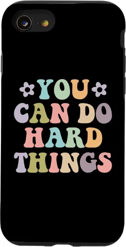 Vista 18 de Inspirational Women's Graphics - You Can Do Hard Things Case for iPhone 16