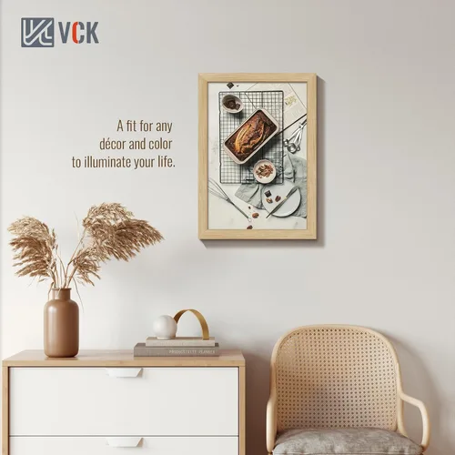 Vista 387 de VCK Marcos para póster de madera maciza de 22.375 x 34 pulgadas, marco de fotos A1 negro con montaje en pared, paquete de 3