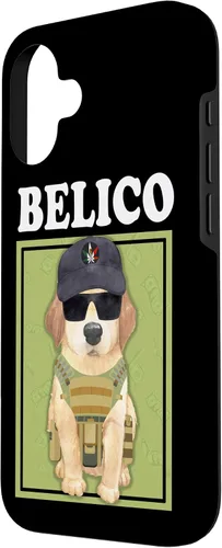 Vista 2 de Funda para iPhone 16 Perrito Belico Funny Mexican Corridos Belicos
