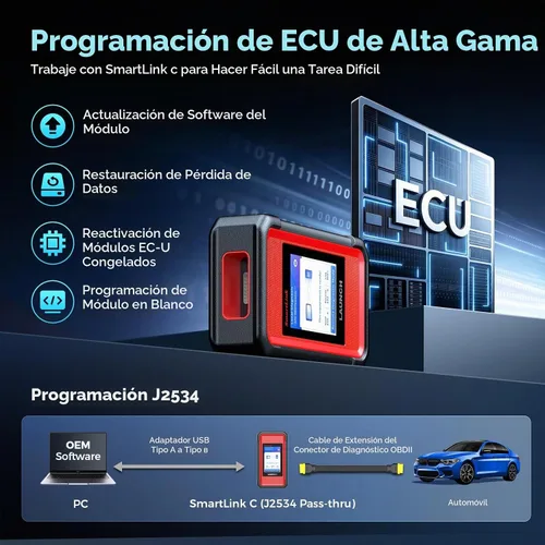 Vista 3 de Launch Escáner del OEM de la élite de X431 PAD VII, herramienta