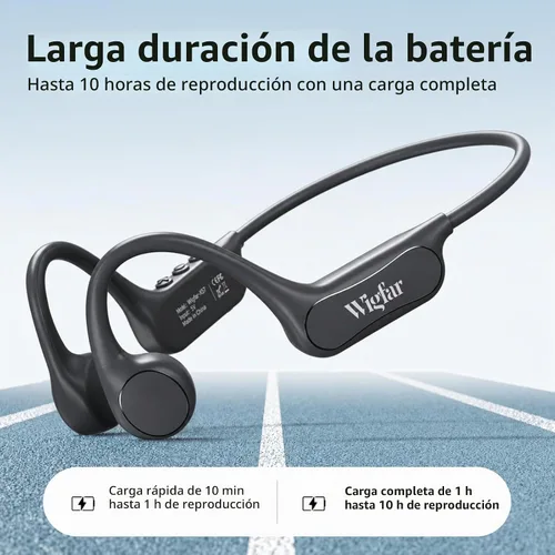 Vista 6 de Wigfar Bone Conduction Headphones, Open Ear Headphones, Bluetooth 6.0