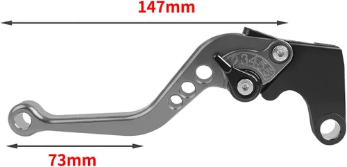 Vista 3 de HAONEL Juego de palancas de embrague de freno corto CNC de aluminio compatible con Kawasaki 2017-2021 Z650 Z900 Ninja 650R ER-6F Vulcan S 650 EN650