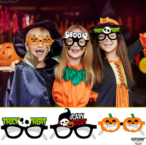 Vista 7 de KatchOn, Gafas de Halloween aterradoras para niños, paquete de 24, no se pueden hacer tú mismo, gafas de Halloween para niños, gafas de sol