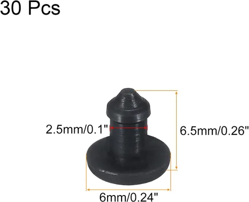 Vista 3 de MECCANIXITY Tapones de agujero de silicona con bloqueo en panel de goma tipo empotrado redondo para paneles de goma de cocina, sellos impermeables