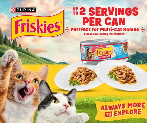 Vista 10 de Comida para gatos húmeda Purina Friskies Tasty tesoros